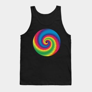 multicolored spiral Tank Top